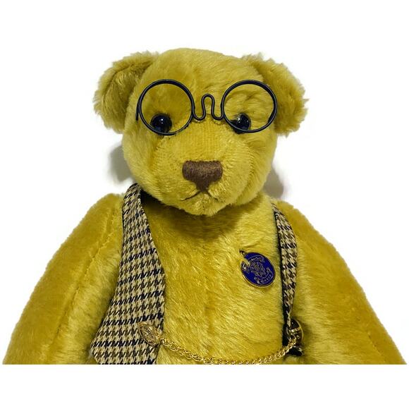 Knickerbocker Bears Teddy Bear Plush With Bear Care Guide, Brush and Bag 15" - Picture 3 of 13